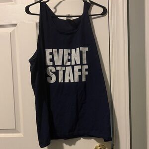Gildan Navy Blue Event Staff Muscle Tee